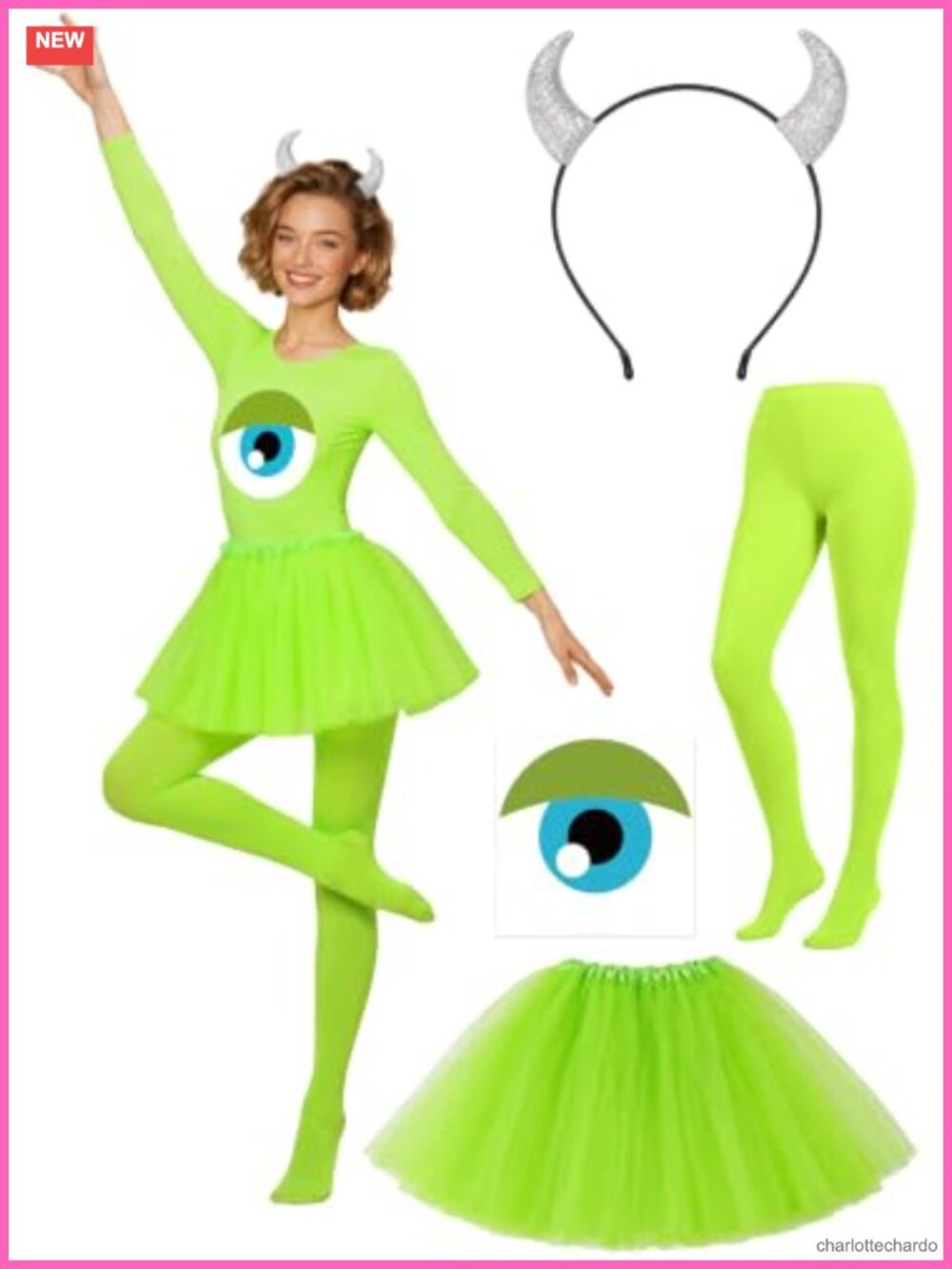 Halloween Costume Accessory Set Devil Horns Tutu Pantyhose